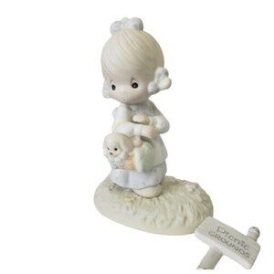 Precious Moments Figurine July Porcelain Figurine Boxed Imperfect